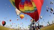Le ballet des mongolfières au départ de la grande ligne du Mondial Air Ballons