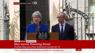 May making last statement as PM - BBC News