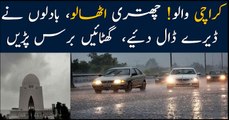 Rain in Karachi turns the weather pleasant