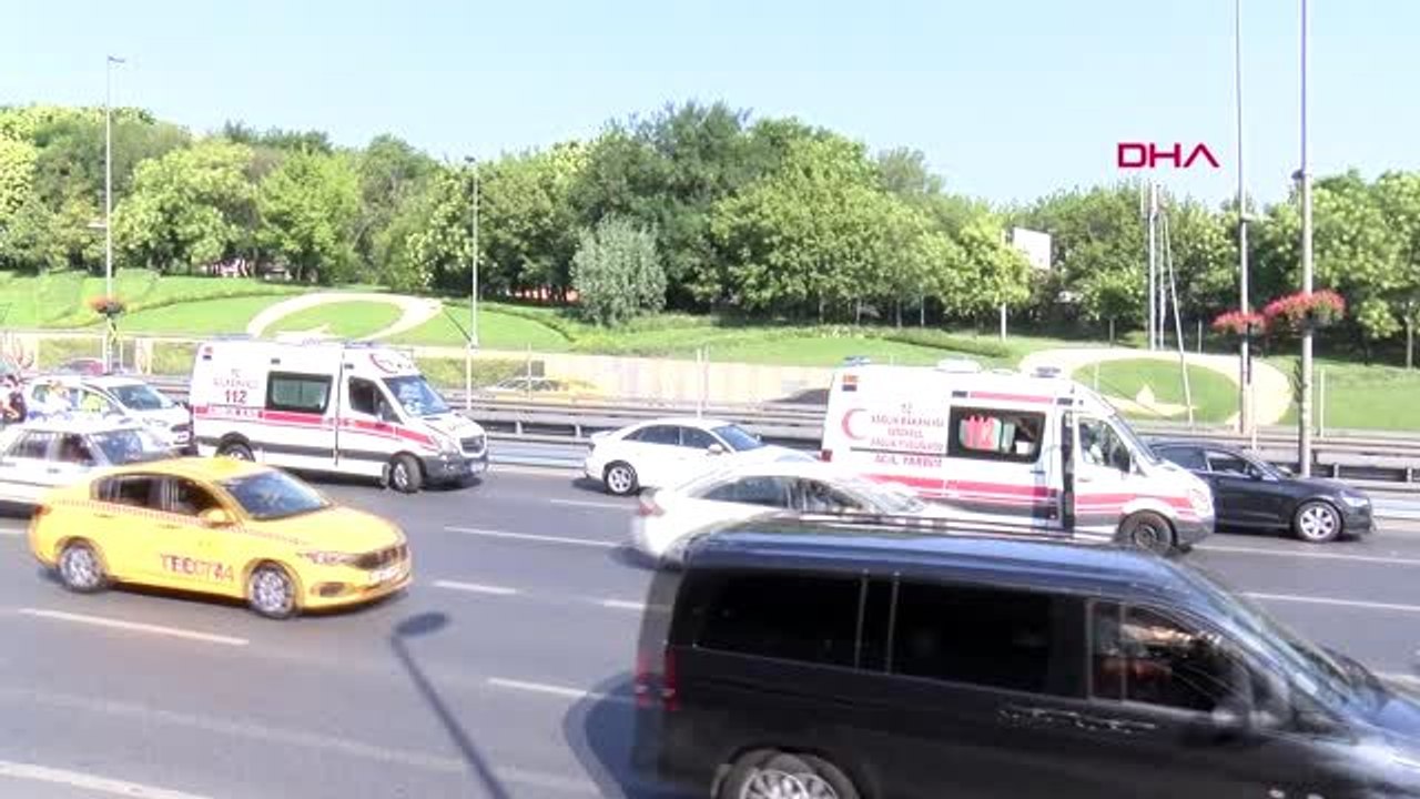 EYÜPSULTAN D-100 KARAYOLU'NDA ZİNCİRLEME TRAFİK...