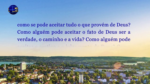 Ouvir a voz de Deus O Próprio Deus, o Único II O caráter justo de Deus Parte cinco