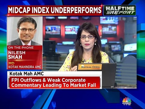 FPI outflows & weak corporate commentary is leading to market fall, says Nilesh Shah of Kotak Mahindra AMC