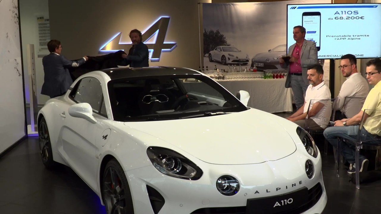 Alpine A110S - The new ultra sporty version of Alpine