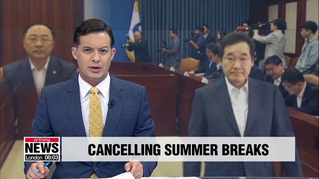 Cabinet members call off summer break to deal with pending issues