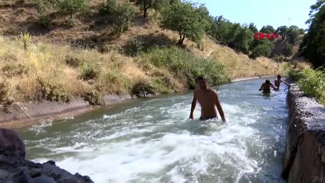 BİNGÖL Sulama kanalında tehlikeli serinlik