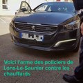 La voiture radar : l'arme des policiers de Lons-le-Saunier  contre les excès de vitesse