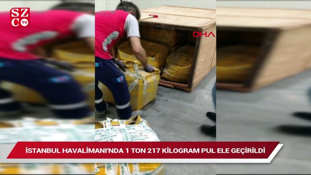 Piyasa değeri 8 milyon 500 bin lira! İstanbul Havalimanı’nda ele geçirildi
