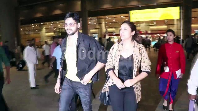 Jabariya Jodi stars Parineeti Chopra with Sidharth Malhotra Return Mumbai From Delhi