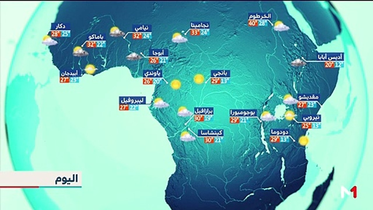 النشرة الجوية - 29/07/2019