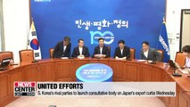 S. Korea's rival parties to launch consultative body on Japan's export curbs Wednesday