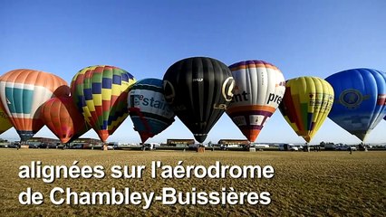 Plus de 400 montgolfières décollent de Chambley en Lorraine