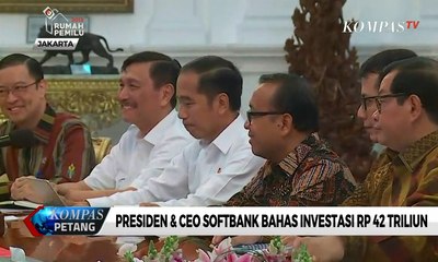 Presiden & CEO Softbank Bahas Investasi Rp 42 Triliun