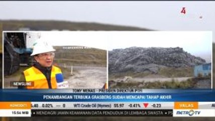 Tambang Bawah Tanah Freeport Berpoduksi Optimal 2022