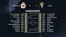 Resumen partido entre Deportivo y Cádiz Jornada 38 Segunda División