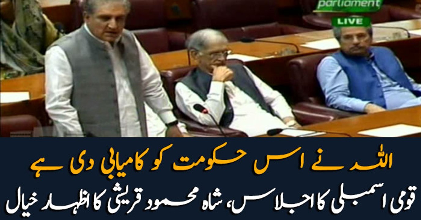 Shah Mehmood Qureshi Speech in NA Session