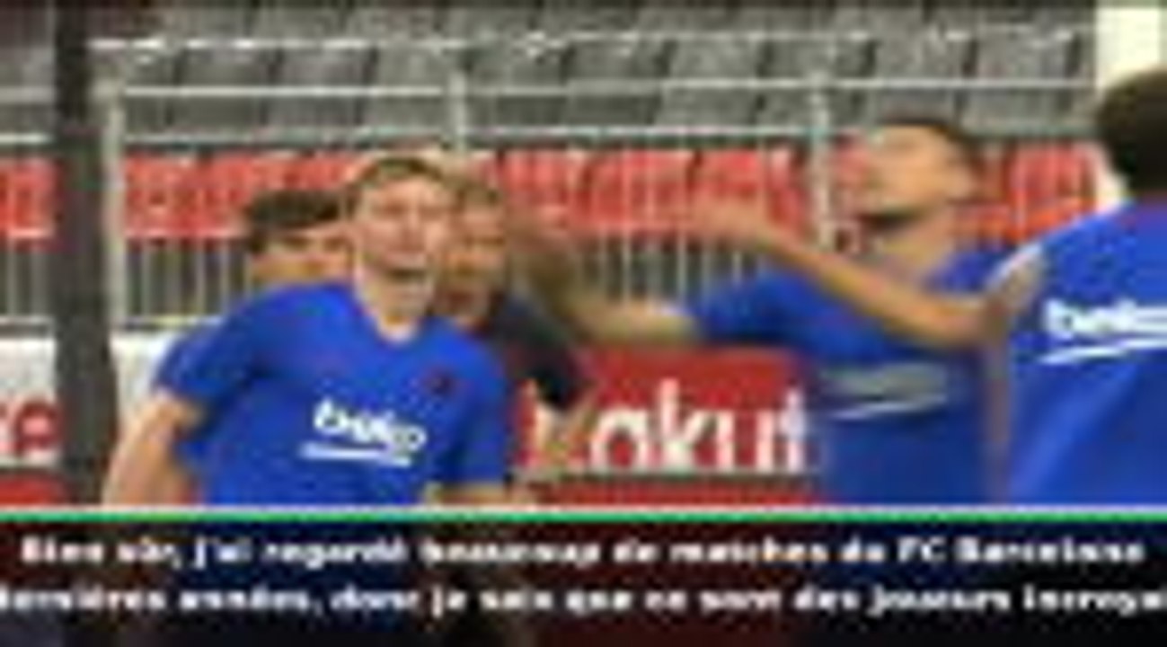 Barça - De Jong : "Le style et la vision de l'Ajax et de Barcelone sont un peu similaires"