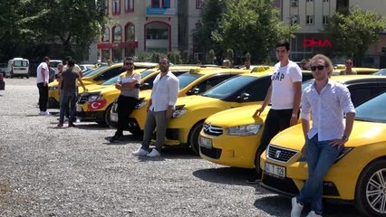 KOCAELİ İzmitli taksicilerden 'Yaya Öncelikli Trafik' projesine destek