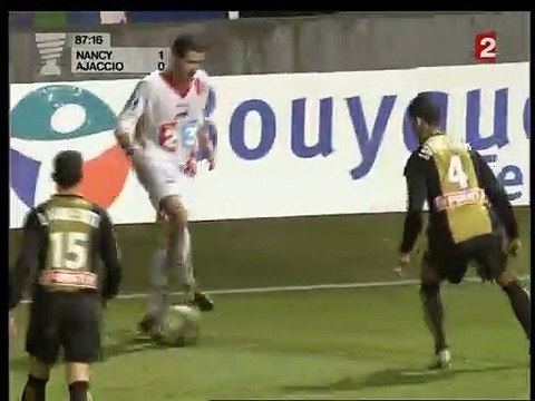 2006-01-17 - Extrait de match Nancy-AC Ajaccio (quart de finale de la coupe de la Ligue)