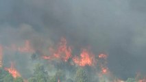 Croazia: l'incendio invade  l'autostrada, 900 ettari in fiamme