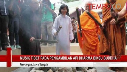 Musik-Tibet-pada-Pengambilan-Api-Dharma-Biksu-Buddha.flv