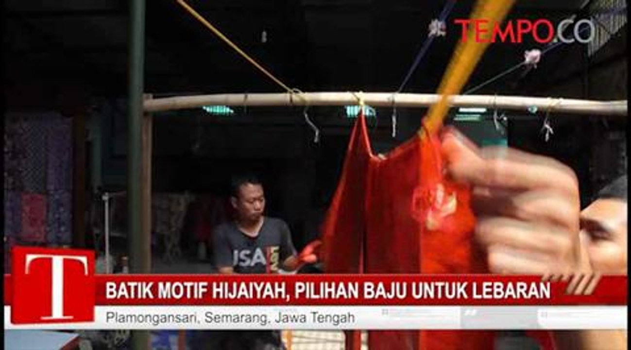 Batik Motif Hijaiyah, Pilihan Baju Untuk Lebaran