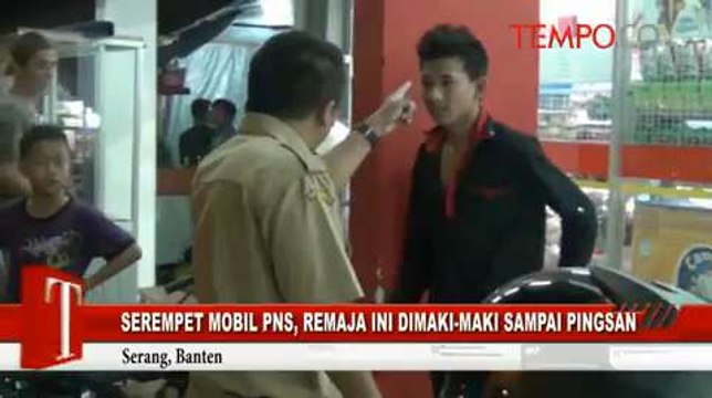 Serempet Mobil PNS, Remaja Ini Dimaki-maki Sampai Pingsan