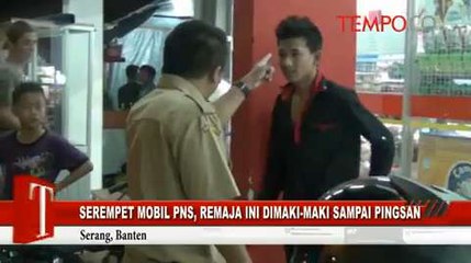 Serempet Mobil PNS, Remaja Ini Dimaki-maki Sampai Pingsan