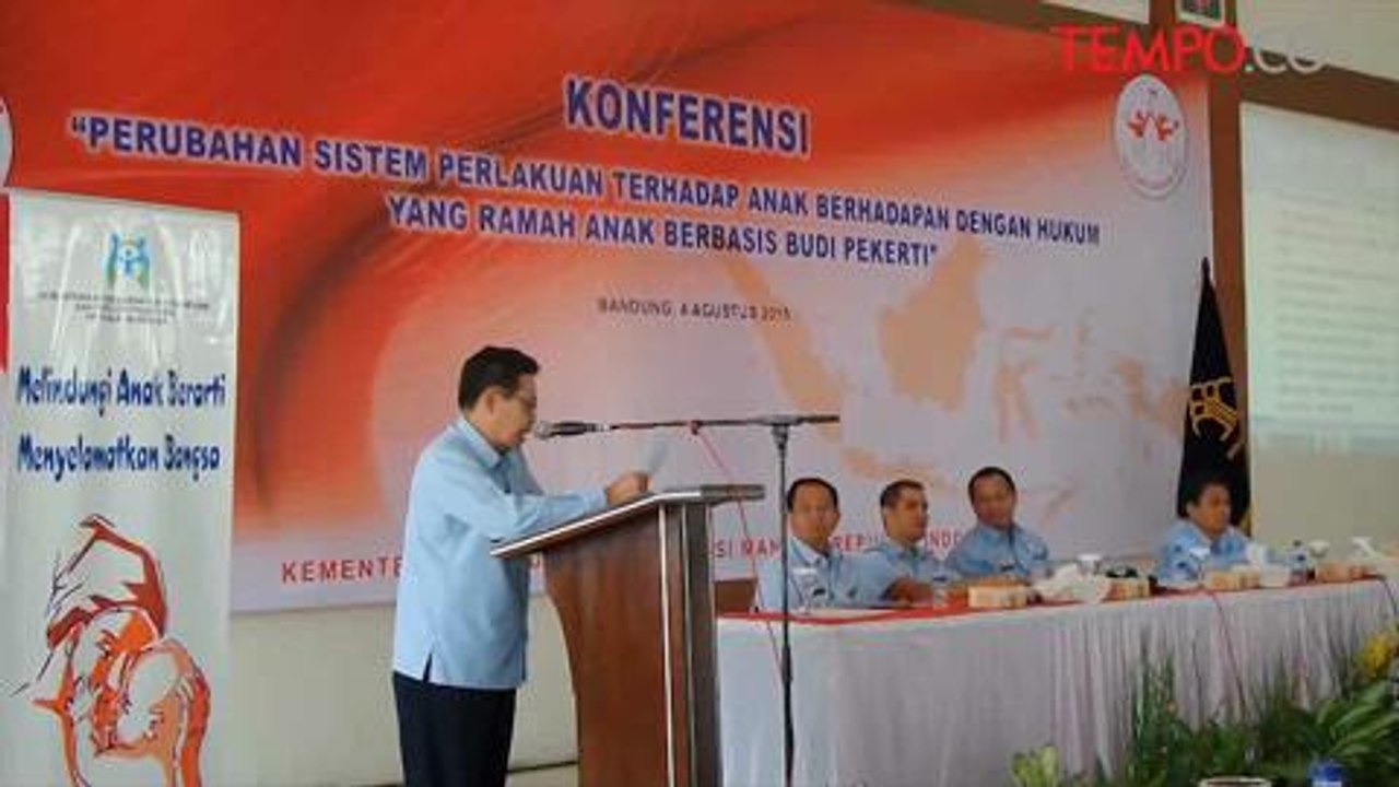 Kemenkumham Resmikan Hukum Ramah Anak Berbasis Budi Pekerti