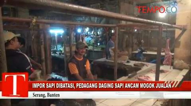 Impor Sapi Dibatasi, Pedagang Daging Sapi Ancam Mogok Jualan