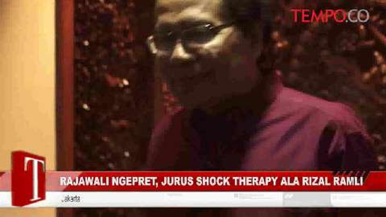Rajawali Ngepret Jurus Shock Therapy ala Rizal Ramli