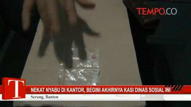 Nekat Nyabu di Kantor, Begini Akhirnya Kasi Dinas Sosial Ini