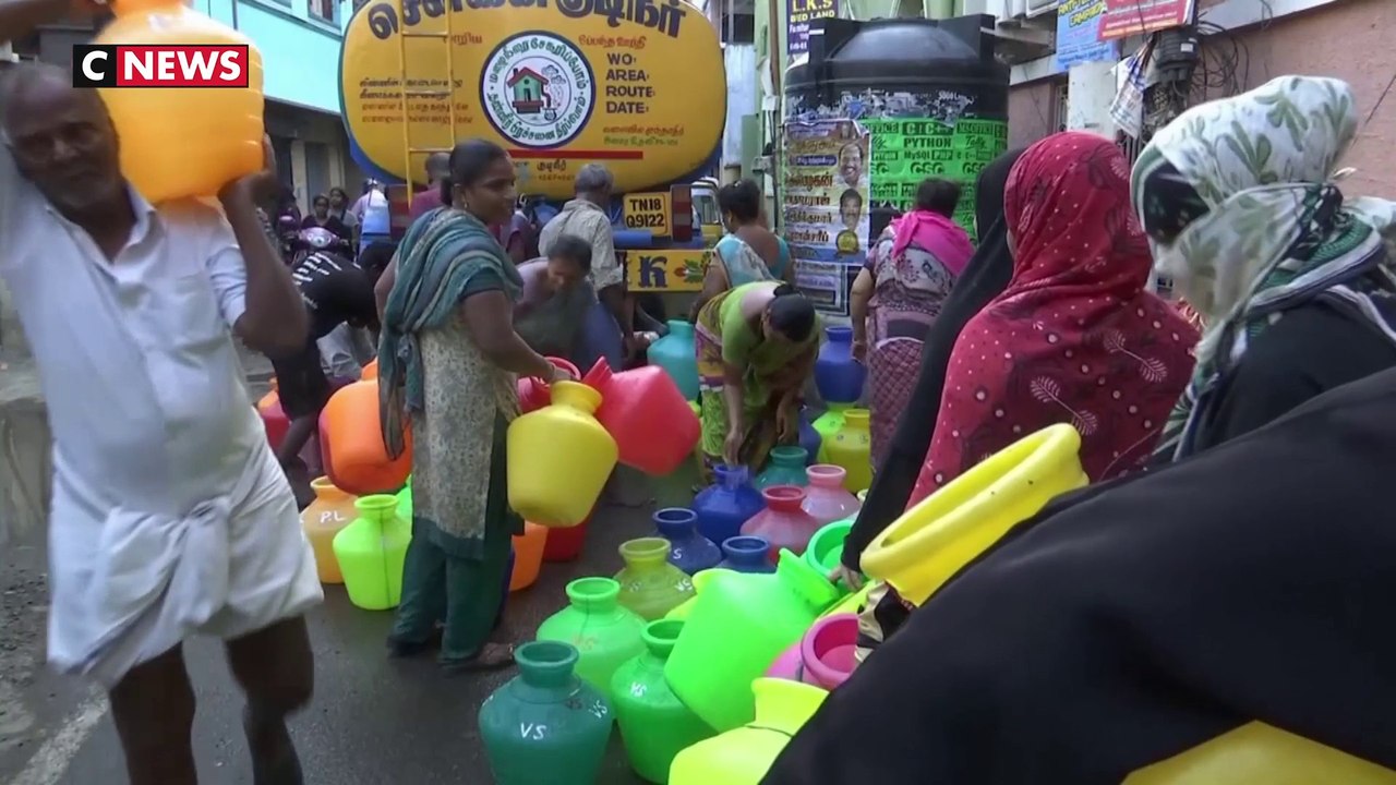 Inde : la ville de Chennai confrontée à une pén...