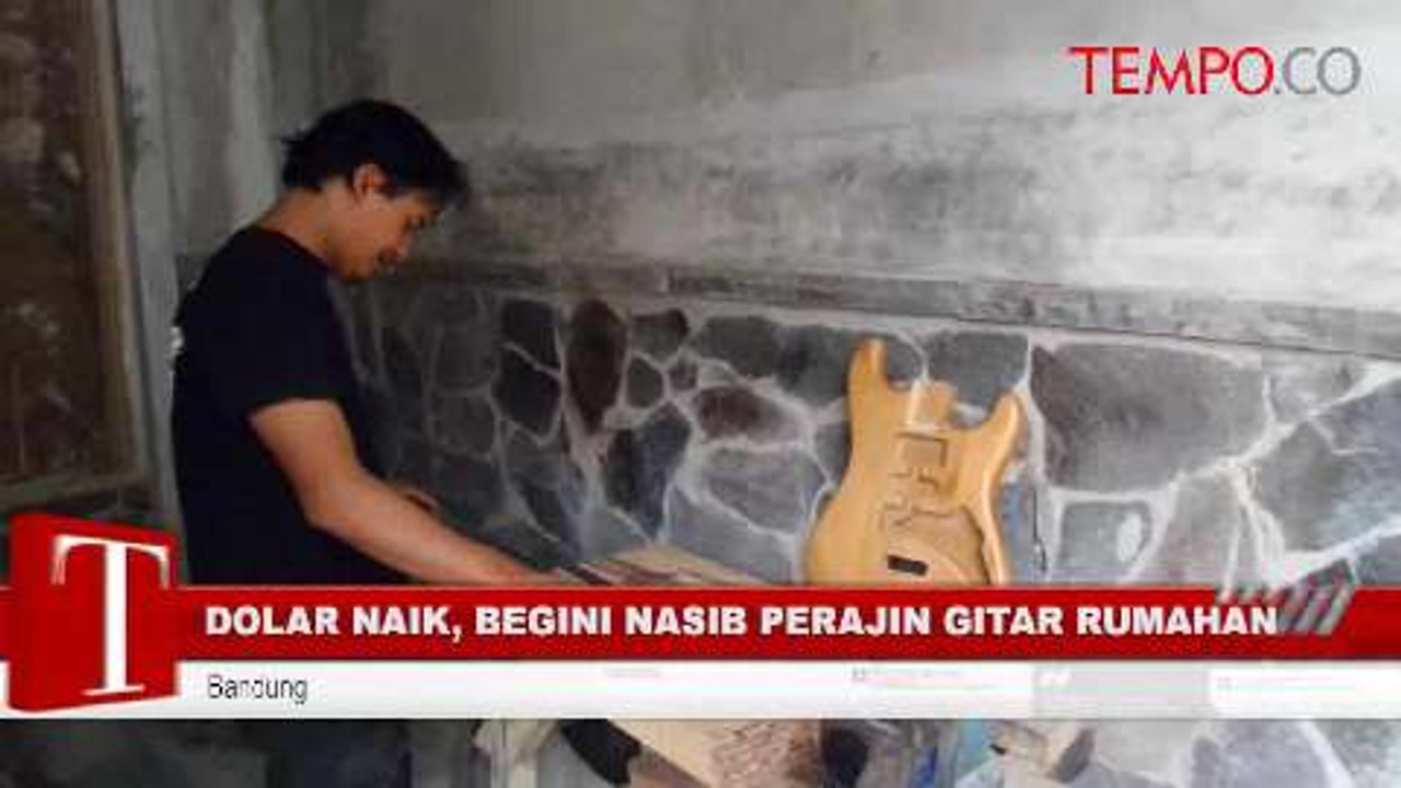 Dolar Naik Begini Nasib Perajin Gitar Rumahan