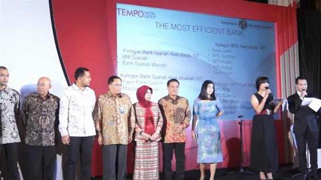 40 Bank Umum Raih Penghargaan Banking Award Tempo 2015