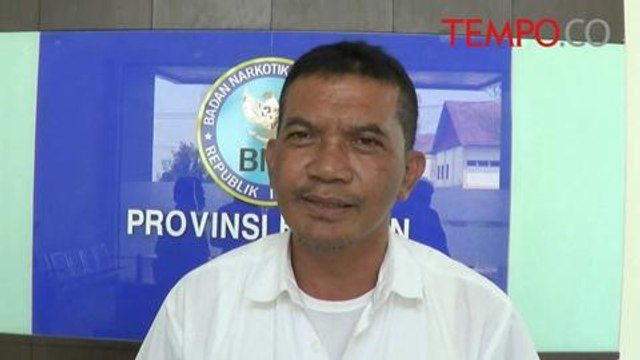 7 Tahun Pakai Sabu, Kepala Kadin Lebak Lapor BNN Banten
