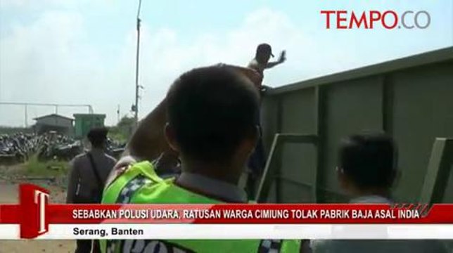 Sebabkan Polusi Udara, Ratusan Warga Cimiung Tolak Pabrik Baja Asal India