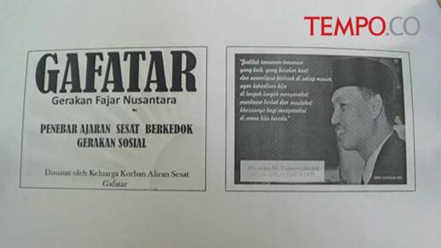 Diduga Sesat, Ini Jawaban Mantan Pimpinan Gafatar