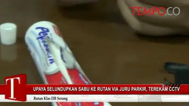 Upaya Selundupkan Sabu via Juru Parkir, Terekam CCTV