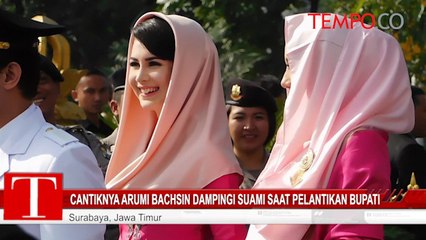 Cantiknya Arumi Bachsin Dampingi Suami Saat Pelantikan Bupati
