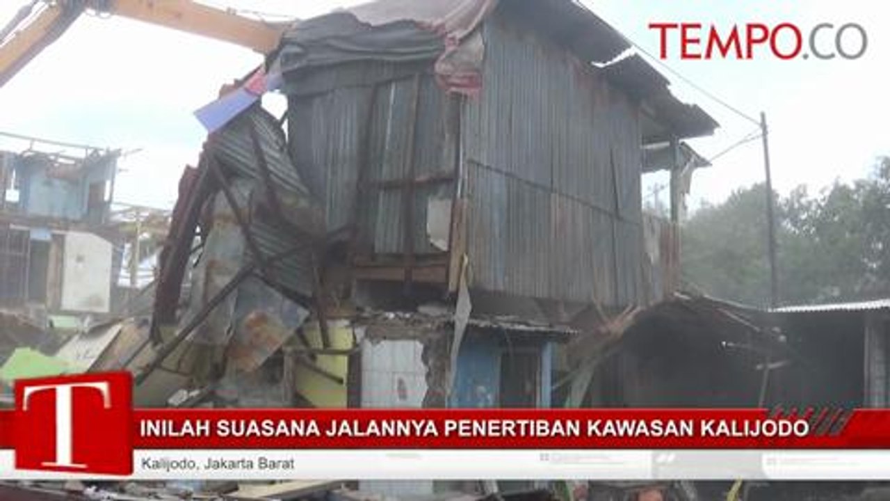 Inilah Suasana Jalannya Penertiban Kawasan Kalijodo