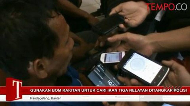 Gunakan Bom Rakitan untuk Cari Ikan, 3 Nelayan Ditangkap
