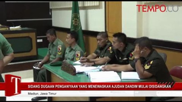 Sidang Kasus Dugaan Penganiayaan Ajudan Dandim Mulai Digelar