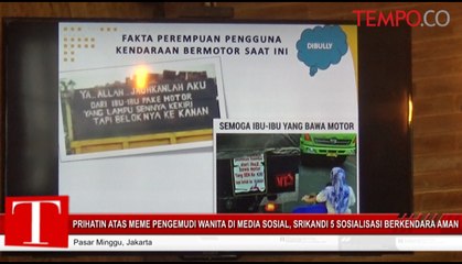 Prihatin Meme Pengemudi di Media Sosial, Srikandi 5 Sosialisasi Berkendara Aman