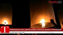 Ribuan Lampion Meriahkan Perayaan Waisak di Borobudur