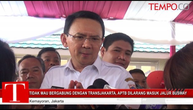 Ahok: APTB Dilarang Masuk Jalur Busway kalau...