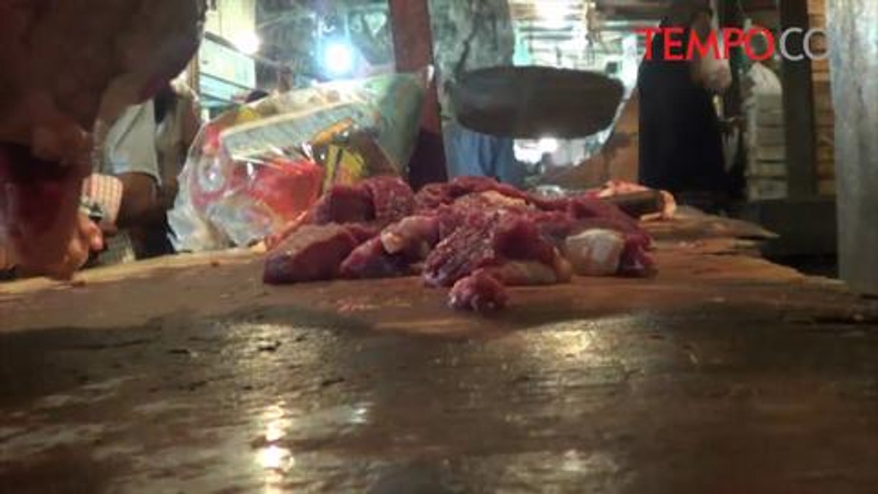 Awal Puasa Harga Daging Terus Merangkak Naik