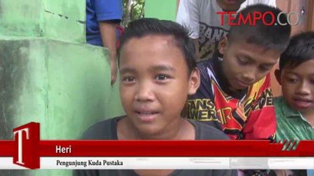 Kuda Pustaka Keliling Ini Tumbuhkan Minat Baca Anak di Desa