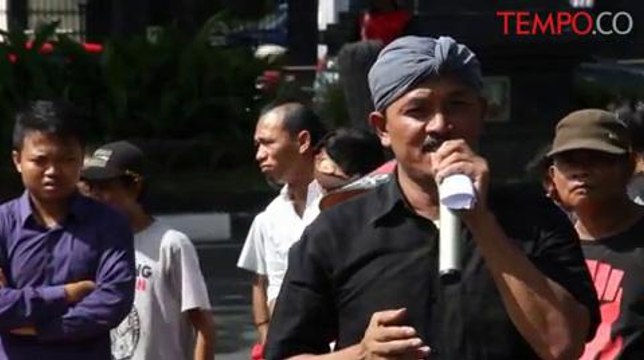 Ratusan Warga Dari 8 Kabupaten di Jawa Tengah Tolak Pembangunan Pabrik Semen