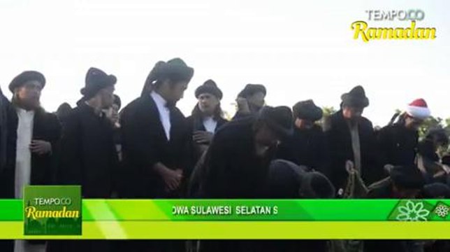 Jemaah An-Nadzir Gowa Sulawesi Selatan Salat Idul Fitri Hari Ini