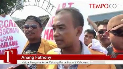 Tolak Muscab, Ketua Hanura Madiun Didemo Kader Partai Sendiri